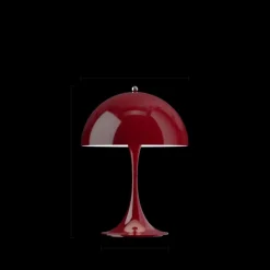 Panthella 250 portable tafellamp burgundy - 5744173052