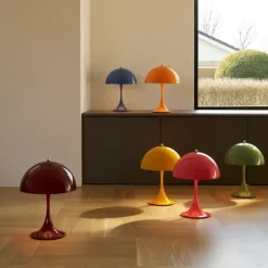 Panthella 250 portable tafellamp burgundy - 5744173052