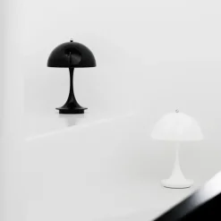 Panthella 160 portable tafellamp opaque black - 5744171494