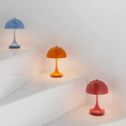 Panthella 160 portable tafellamp opaque coral - 5744171517