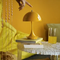 Panthella 160 portable tafellamp opaque yellow - 5744171533