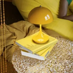 Panthella 160 portable tafellamp opaque yellow - 5744171533