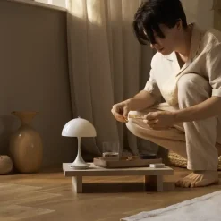 Panthella 160 portable tafellamp opal beige - 5744171478