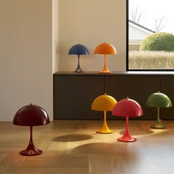 Panthella 250 portable tafellamp opaque coral - 5744173023