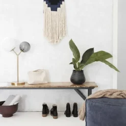 Party bank bruin hout