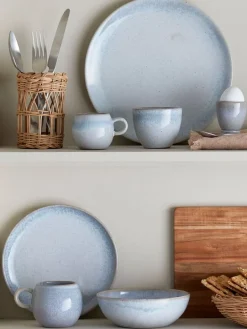 Paula eierdoppen blauw set van 8 stuks - 82061634