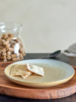 Paula ontbijt servies set van 12 stuks naturel - 82060941