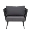 Pavone loungestoel zwart - 82064275
