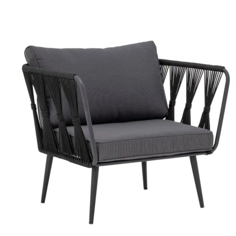 Pavone loungestoel zwart - 82064275