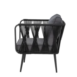 Pavone loungestoel zwart - 82064275