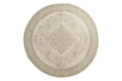 Pearl geweven vloerkleed - zand/beige Ø240cm