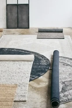 Pearl geweven vloerkleed - zand/beige 160x240cm