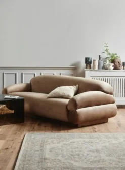 Pearl geweven vloerkleed - zand/beige 200x290cm