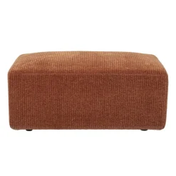 Petra poef - terracotta