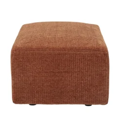 Petra poef - terracotta