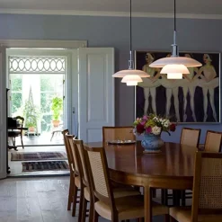 PH 4½-4 glas hanglamp chroom - 5741086430