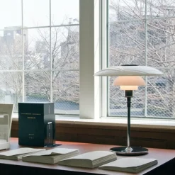 PH 4½-3½ glas tafellamp chroom - 5744161501