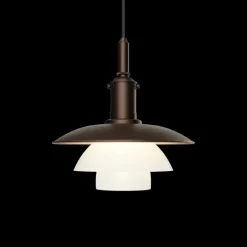 PH 3/3 hanglamp aged brass opal - 5741115806