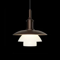 PH 3/3 hanglamp aged brass opal - 5741115806