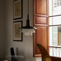 PH 3/3 hanglamp aged brass opal - 5741115806