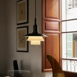 PH 3/3 hanglamp aged brass opal - 5741115806