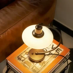 PH 2/2 Luna tafellamp aged brass opal - 5744172150