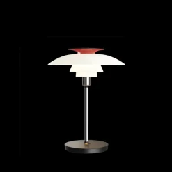 PH 80 portable tafellamp opal white/high lustre chrome plated - 5744172325