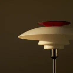 PH 80 portable tafellamp opal white/high lustre chrome plated - 5744172325