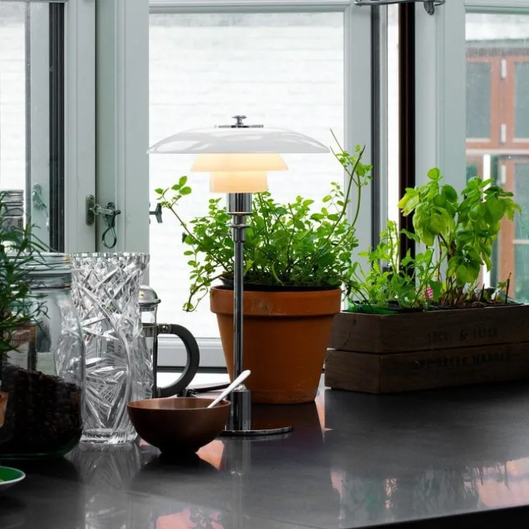 PH 2/1 tafellamp chroom - 5744164278