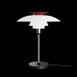 PH 80 tafellamp opal white/high lustre chrome plated - 5714693035786