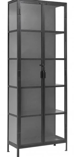 Phoenix kast met 2 deuren - zwart