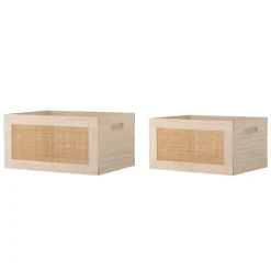 Piana opbergboxen set van 2 stuks - 82064782