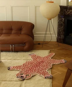 Pink leopard vloerkleed L - 1.45.10.037.030.5