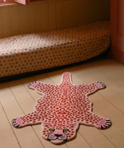 Pink leopard vloerkleed L - 1.45.10.037.030.5