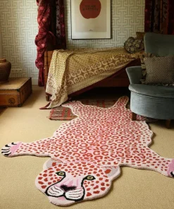 Pinky leopard vloerkleed XL - 1.45.10.099.030.6