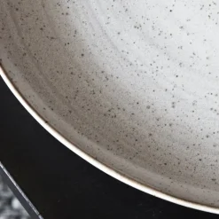 Pion diner borden wit/grijs- set van 6 stuks