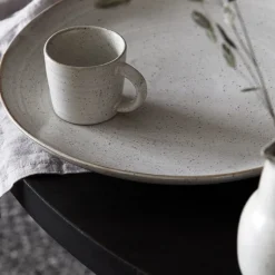 Pion espresso kopjes wit/grijs - set van 12 stuks