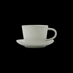 Pion kop en schotel grijs/wit set van 4 stuks - 206260237