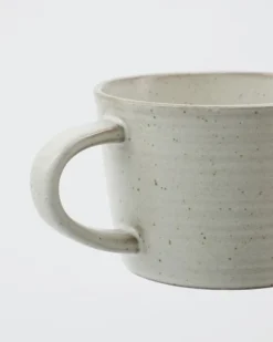 Pion kop en schotel grijs/wit set van 4 stuks - 206260237