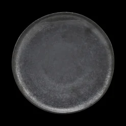 Pion lunch borden zwart/bruin - set van 6 stuks