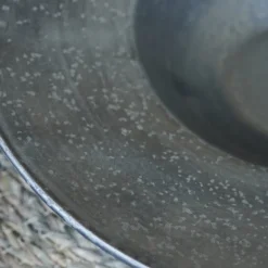 Pion pasta borden zwart/bruin - set van 6 stuks