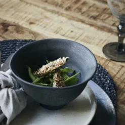 Pion schaaltjes zwart/bruin - set van 12 stuks