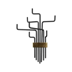 Pipes kapstok - zwart