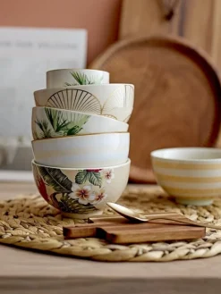 Placemats water hyacinth naturel - set van 6 stuks