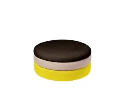 Pond poef geel/beige/dark grape Ø68cm - 31001148