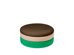 Pond poef groen/roze/koffie Ø68cm - 31001147