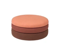 Pond poef roest - Ø68XH30CM