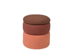 Pond poef roest - Ø38XH42CM