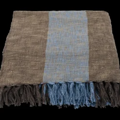 Ponra plaid bruin/lichtblauw - 900000610