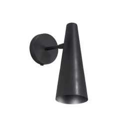 Precise wandlamp - mat zwart